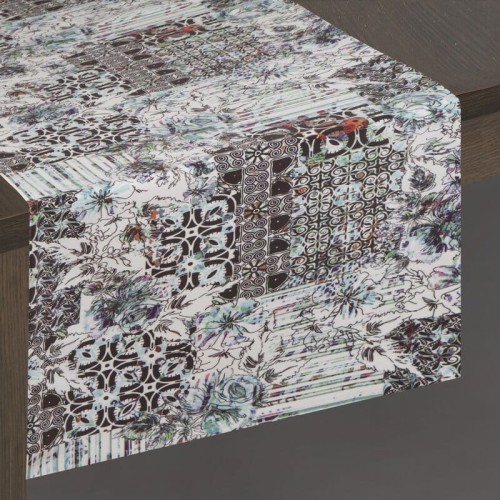 OBRUS DORIT 35 X 180 CM BIAŁY