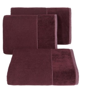 RĘCZNIK LUCY 50X90 EUROFIRANY BORDO