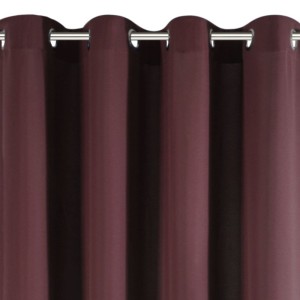 Zasłona gotowa na przelotkach 140x250 gładka Adore bordo