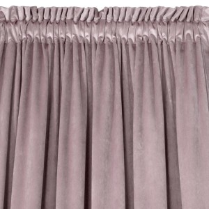 D91 ZASŁONA DESIGNERSKA 135X300 VELVET ROSA PUDER