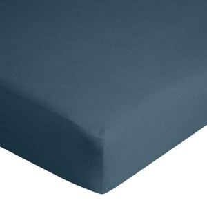 D91 Prześcieradło jersey z gumką 160x200 niebieski