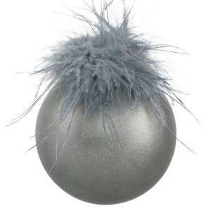 Bombka BOMBKI CHOINKOWE EUROFIRANY 17c srebrny 10cm