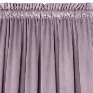Zasłona designerska velvet welurowa 135x270 ROSA puder 