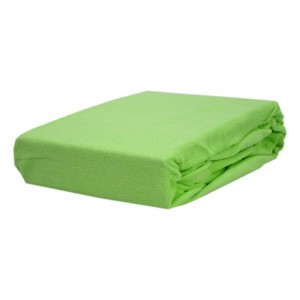 Prześcieradło frotte z gumką 180x200 jabłko