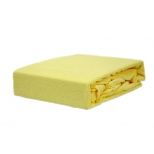 Prześcieradło frotte z gumką 180x200 banan