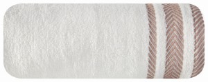 Ręcznik 70x140 Eurofirany Mona krem+beż