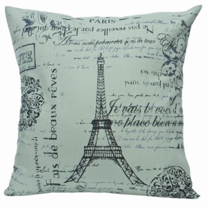 Poszewka 45x45 Eurofirany Eiffel jasny zielony