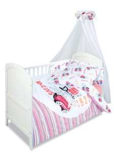 Komplet pościeli do łóżeczka Racing Red 100x135
