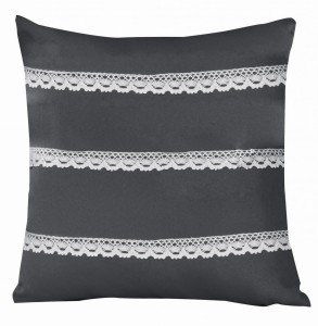 Poszewka 45x45 Eurofirany Lilia grafit