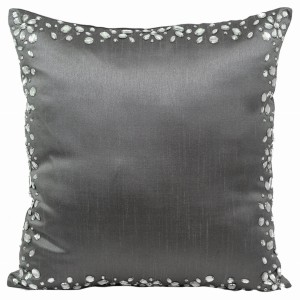 Poszewka 45x45 Eurofirany Blink kryształki srebrny