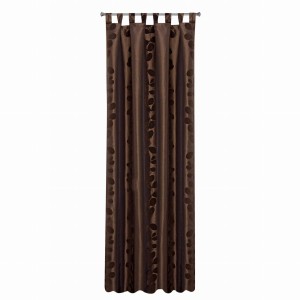 Zasłona 140x250 Eurofirany Flor brąz szelki