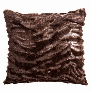 Poszewka pluszowa 40x40 Eurofirany Klara brąz