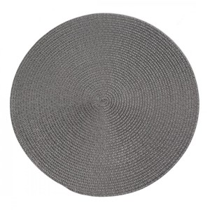 Podkładka glamour Eurofirany 38cm Judy 1 stal
