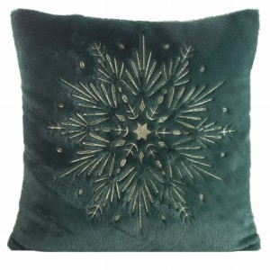 Poszewka świąteczna 45x45 Eurofirany 119b ciemna zieleń