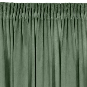 Zasłona na taśmie 140x270 Eurofirany Melanie ciemna mięta