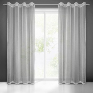 FIRANA GOTOWA NOELIA 140 X 250 CM SREBRNY