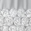 ZASŁONA GOTOWA ROSES 7 350 X 250 CM BIAŁY