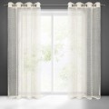 ZASŁONA GOTOWA LARA 140 X 250 CM NATURALNY