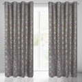 ZASŁONA GOTOWA ARETA 140 X 250 CM STALOWY