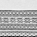 FIRANA GOTOWA MADDELINE NA SZELKACH 150 X 35 CM BIAŁY