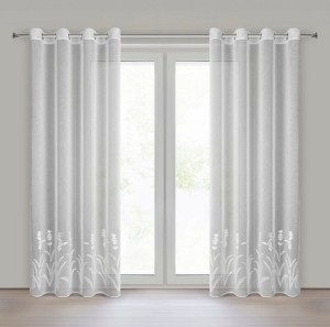 FIRANA GOTOWA TONYA 140 X 250 CM BIAŁY