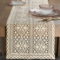 OBRUS MARY 40 X 140 CM JASNOBEŻOWY