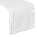 OBRUS SUSAN 40 X 140 CM BIAŁY