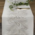 OBRUS INES 11 40 X 180 CM BEŻOWY