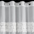 ZASŁONA GOTOWA ROSES 9 140 X 250 CM BIAŁY