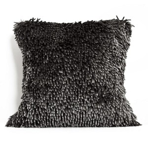 Poszewka dekoracyjna 50x50 EuroFirany SHAGGY stal