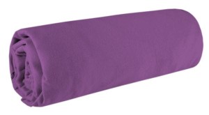 Prześcieradło z gumką JERSEY 200x220 bawełna fiol
