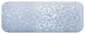 Ręcznik Eurofirany RIA 70x140 niebieski biały